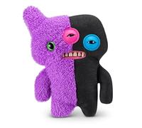Fuggler Misfit Monsters 9-inch Series 1 (Reeko & Annoyed Alien - Purple & Black) by ZURU, Funny Ugly Monster Plush Toy