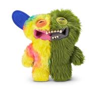 Fuggler Misfit Monsters 9-inch Series 1 (Count Underoo Mcgoo & Grin Grin - Green & Multi) by ZURU, Funny Ugly Monster Plush Toy
