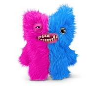 Fuggler Misfit Monsters 9-inch Series 1 (Mr Screech - Pink & Blue) by ZURU, Funny Ugly Monster Plush Toy