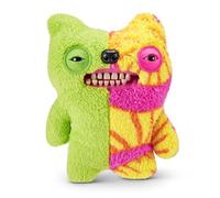 Fuggler Misfit Monsters 9-inch Series 1 (Munch Tooth - Green & MultiBoth Teddy pile) by ZURU, Funny Ugly Monster Plush Toy