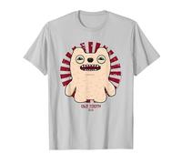 Fuggler Old Tooth Cream Originals Retro Japanese Text T-Shirt, Men, Silver Grey, XX-Large