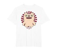 Fuggler Old Tooth Cream Originals Retro Japanese Text T-Shirt, Men's Big and Tall, White, 3X Tall