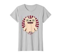Fuggler Old Tooth Cream Originals Retro Japanese Text T-Shirt, Women, Silver Grey, XX-Large