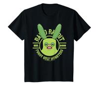 Fuggler Rabid Rabbit Green Originals Funny Ugly Monster Kids T-Shirt