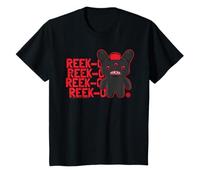 Fuggler Reek-O Black Hairy Fuggs Monster Text Kids T-Shirt