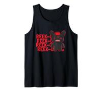 Fuggler Reek-O Black Hairy Fuggs Monster Text Tank Top