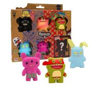 Fuggler Series 2 Collectible 6-Pack Window Box Creepy Funny Plush Figures Including Rare Hidden Surprise Character Paramount Crossovers (Assortment A-G) (Assortment B)