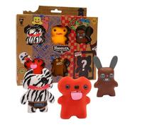 Fuggler Series 2 Collectible 6-Pack Window Box Creepy Funny Plush Figures Including Rare Hidden Surprise Character Paramount Crossovers (Assortment A-G) (Assortment F)