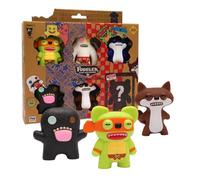 Fuggler Series 2 Collectible 6-Pack Window Box Creepy Funny Plush Figures Including Rare Hidden Surprise Character Paramount Crossovers (Assortment A-G) (Assortment C)