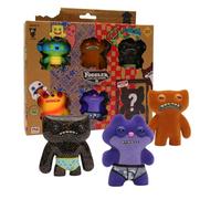 Fuggler Series 2 Collectible 6-Pack Window Box Creepy Funny Plush Figures Including Rare Hidden Surprise Character Paramount Crossovers (Assortment A-G) (Assortment E)