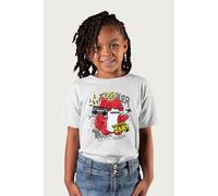 Fuggler Sketchy Squirrel Boombox That's My Jam T-Shirt in White | Size: 5-6 Years Fuggler White 5-6 Years