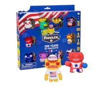 Fuggler USA 250 Anniversary Collectible Figures 12 Pack Deluxe Box Mystery Characters Patriotic Edition 25 Styles Rare Ultra Rare Figures Toy B