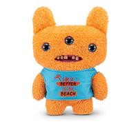 Fuggler Vacay Vibes by ZURU, Funny Ugly Monster, Plush, Collectible, Toy (Reek-O - orange)