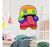Fuggler Wall Sticker - Oogah Boogah Rainbow Decal Wall Art (60cm Height x 50cm Width)