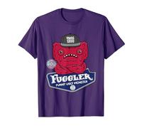 Fuggler Wide Eyed Weirdo Fugg Life T-Shirt, Men, Purple, X-Large