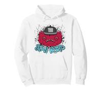 Fuggler Wide Eyed Weirdo Stay Weird Fugg Life Pullover Hoodie
