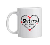 Fugifting Sister Gifts from Sisters Brothers,Cute Coffee Mug 11 oz Cup Gift for Sisters Birthday,Christmas,Mother's Day,Little,Big Sister in Law,Soul Sis Presents