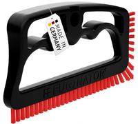 FUGINATOR® Grout Brush Black/Red - Brush for Grout Cleaning in Bathroom, Toilet, Kitchen, Cleaning Wall and Floor Tiles, Handy Brush for Grouts and Tiles