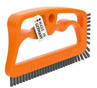 FUGINATOR® Grout Brush Orange/Grey for Cleaning Joints in Wall & Floor Tiles, Bathroom, Kitchen & Household