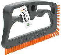 Fuginator® Recycling Grout Brush Grey/Orange - Cleaning Brush for Joint Cleaning in Bathroom, Toilet, Kitchen etc. - Cleaning Wall and Floor Tiles - Handy Brush for Grouts and Tiles