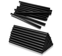 FUGLUS 50 Hot Melt Glue Sticks - 7x210mm, Clear and Resistant, Environmentally Friendly, Odourless and Stable at Any Temperature, Perfect for Wood, Plastic, Metal and DIY, Black