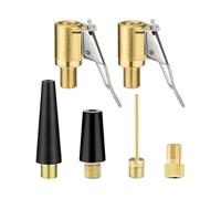 FUGLUS Multifunctional Valve Adapter 6 Set - Compatible with Bosch EasyPump, Suitable for Car Tyres, Bicycles and Balls