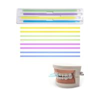 FUGLUS Pack of 60 Teeth Sanding Strips, Tooth Sandpaper, Coarse Fine Grinding and Grinding, Intermediate Cleaner, Oral Care for Teeth Whitening, Cleaning, Tartar Remover