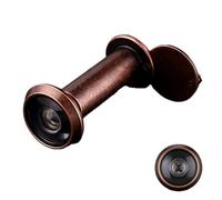 FUGYTVEN Door Viewer Peephole, 200° Wide Angle Front Door Peephole with HD Glass Lens, Chrome Spy Hole Multi Style Door Spy Hole, Universal Door Eye Hole for 16-21mm Door Hole & 50-70mm Door Thickness