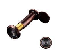FUGYTVEN Door Viewer Peephole, 200°Wide Angle Front Door Peephole with HD Glass Lens, Chrome Spy Hole Multi Style Door Spy Hole, Universal Door Eye Hole for 14-18mm Door Hole & 70-100mm Door Thickness