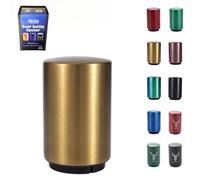 FUGYTVEN Push Down Bottle Opener | Automatic 304 Steel | One-Handed & No Damage | Beer/Soda Cap Remover & Magnet Catcher | Ultimate Gift for Men, Dad, Beer Lovers (Gold)