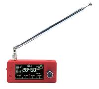 Fuhjythy 0.5-108mhz Pocket Size SI4732 Radio, Receiver, Mini Radio, Telescopic Antenna ESP32-S3 LSB HF SW MW VHF Pocket Radio