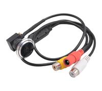 Fuhjythy 1.7mm Panorama Fish-Eye AHD Video Camera 2MP 1080P Door Peephole Viewer Camera Wide Angle for Home Security PAL