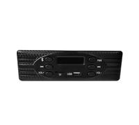 Fuhjythy 1 Din Radio FM USB TF MP3 Player Bluetooth Car Stereo Car Audio Multimedia LED Display for Tricycle Tractor Truck