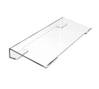 Fuhjythy 1 Piece Computer Keyboard Stand Keyboard Riser Keyboard Stand Acrylic for Desk Clear Keyboard Holder for Office, Home, School