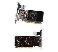 Fuhjythy 1 Piece GT610 1GB DDR3 Graphics Card 64 Bit 40 Nm VGA+HD+DVI Video Card Black