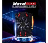 Fuhjythy 1 Piece GT730 4GB DDR3 Graphics Card PCI-E 2.0 16X DVI+VGA -Compatible Video Card 128 Bit 700MHZ