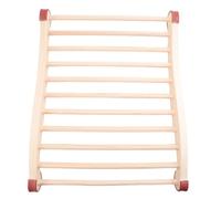 Fuhjythy 1 Piece Sauna Backrest, Wooden Sauna Backrest, Ergonomic S-Shaped Backrest, As Shown Suitable for Sauna Recovery, Health and Relaxation