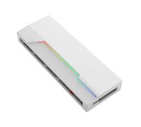 Fuhjythy 1 to 10 PWM & ARGB Hub Splitter 4 Pin PWM Hub 5V 3pin Addressable ARGB Adapter SATA Interface Concentrator for Case Fan