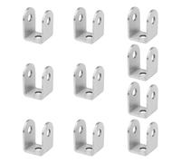 Fuhjythy 10 Pcs U Bracket for 1 Inch Panel,Bracket Stamped 304 Stainless Steel,1/3 Inch Thick