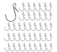 Fuhjythy 100PCS Gutter Hang Hooks Christmas Lights Ornament Hook Light Clips for Hanging Xmas Decoration Outside String Lights