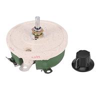 Fuhjythy 100W 100 Ohm Ceramic Wirewound Potentiometer Rotary Resistor Rheostat