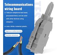 Fuhjythy 10Pcs 110 Test Head Rj11 Voice Connector Mdf Check Phone Voice For Krone Module Patch Panel