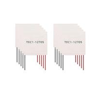 Fuhjythy 10Pcs Elements Peltier Thermoelectric Peltier Module TEC1-12706 12705 TEC 12V 5A