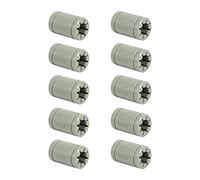 Fuhjythy 10Pcs Plastic 8 mm Linear Anet Bearing Same As Rj4Jp-01-08 Ball Bearing for Anet A8 Prusa I3 3D Printer