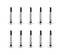 Fuhjythy 10PCS Universal Stylus Pen Transparent Disc Capacitive Screen Touch Pen Replacement Tip Drawing Writing Nib Pencil Head