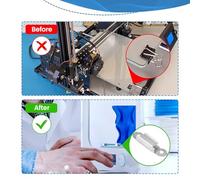 Fuhjythy 12Pcs Glass Bed Spring Turn Clips for 3 Pro, 3S, 5 Pro,-20 PRO,-10S Pro 3D Printer