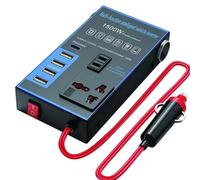 Fuhjythy 12V 24V to 220V Car Power Inverter Truck Home Socket Car Inverter Auto Charger Converter Adapter