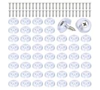 Fuhjythy 150 Pcs R Ubber Feet for Cutting Board, 16mm Cutting Board F Eet Non Slip Bumper, for Chopping Board Electronics