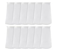 Fuhjythy 16 Pack 4 Inch Ring Filter Socks Aquarium Filter Bags forSump/Overflow forTank Sump Saltwater Freshwater
