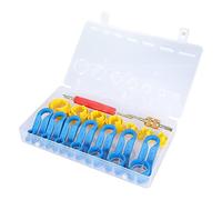 Fuhjythy 16Pcs Car Air Conditioner Oil Pipe Remover Fuel Line Disconnect Removal Tool Kit Air Conditioner Repair Kit